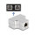 Delock RJ45 Splitter / T-Adapter 1 x RJ45 Buchse zu 2 x RJ45 Buchse Cat.5e STP
