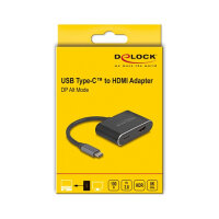 Delock USB Type-C™ Adapter zu HDMI (DP Alt Mode) 8K mit HDR und Power Delivery 100 W