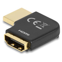 Delock HDMI Adapter Stecker zu Buchse 90° rechts...