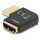 Delock HDMI Adapter Stecker zu Buchse 90° rechts gewinkelt 8K 60 Hz Metall
