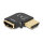Delock HDMI Adapter Stecker zu Buchse 90° links gewinkelt 8K 60 Hz Metall