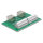 Delock RJ45 2 x Buchse zu 2 x Terminalblock mit Drucktaster für Hutschiene
