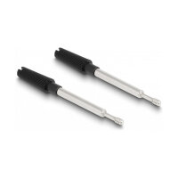 Delock Adapter USB 2.0 Typ-A Stecker zu 1 x Seriell RS-232 D-Sub 9 Stecker mit Schrauben und Muttern ESD Überspannungsschutz