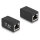 Delock Adapter RJ45 Buchse zu RJ45 Buchse Cat.6 schwarz