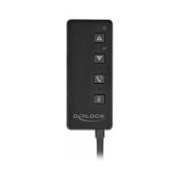 Delock USB Headset und Mikrofon Adapter mit 2 x 3,5 mm Klinkenbuchse für Windows und Mac OS