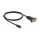 Delock Adapter USB Type-C™ zu 1 x Seriell RS-232 D-Sub 9 Pin Stecker mit Muttern 1 m