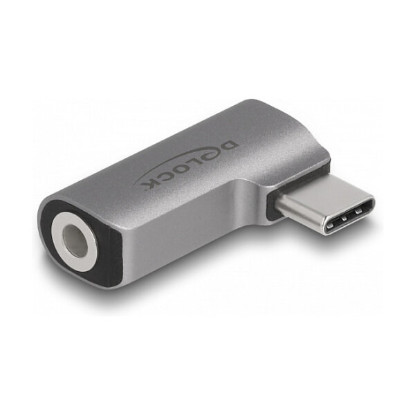 Delock Audio Adapter USB Type-C™ Stecker zu 3,5 mm 4 Pin Klinkenbuchse