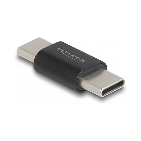 Delock Adapter SuperSpeed USB 10 Gbps (USB 3.2 Gen 2) USB Type-C™ Gender Changer Stecker zu Stecker schwarz