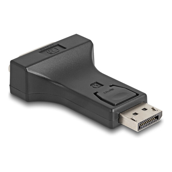 Delock Adapter DisplayPort 1.1 Stecker zu DVI Buchse Passiv schwarz