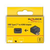 Delock Mini Adapter USB Type-C™ Stecker zu HDMI Buchse (DP Alt Mode) 4K