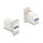 Delock Panel Mount Kupplung USB 5 Gbps Typ-A Buchse zu USB Typ-A Buchse konisch