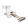 Delock D-Sub 25 Pin Buchse zu RJ45 Buchse Montagesatz weiß