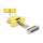 Delock D-Sub 25 Pin Buchse zu RJ45 Buchse Montagesatz gelb