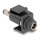 Delock Keystone Modul DC 5,5 x 2,5 mm Buchse zu DC 5,5 x 2,5 mm Stecker schwarz