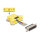 Delock D-Sub 25 Pin Stecker zu RJ12 Buchse Montagesatz gelb