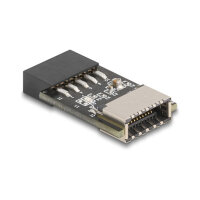 Delock USB 2.0 Adapter Pfostenbuchse zu intern USB Typ-E Key A Buchse