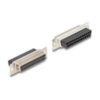 Delock D-Sub 25 Pin Buchse zu RJ12 Buchse Montagesatz...