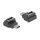 Delock Adapter USB 10 Gbps USB Type-C™ Stecker zu Typ-E Key A Buchse schwarz