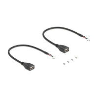 Delock Mini PCIe Adapter full size zu 2 x USB 2.0 Typ-A Buchse 30 cm