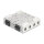 Delock LWL Wandbox für 4 x SC Simplex oder LC Duplex Adapter Metallgehäuse