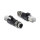 Delock M12 Adapter D-kodiert 4 Pin Stecker zu RJ45 Stecker schwarz