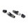 Delock M12 Adapter D-kodiert 4 Pin Stecker zu RJ45 Stecker schwarz