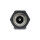 Delock Hohlstecker Adapter DC 5,5 x 2,5 mm Buchse auf Buchse mit Gewinde gewinkelt 90°
