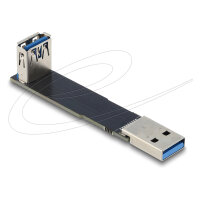Delock USB 10 Gbps Adapter USB Typ-A Buchse zu Stecker gewinkelt 90°