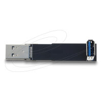 Delock USB 10 Gbps Adapter USB Typ-A Buchse zu Stecker gewinkelt 90°