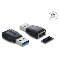 Delock Adapter USB 10 Gbps USB Typ-A Stecker zu USB 10...