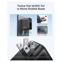 ANKER Charger 100W inkl. Display 2x USB-C 1x USB-A grey