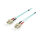 Equip LWL Patchkabel SC->SC 5.00m Multimode Duplex OM3 turq Polybeutel