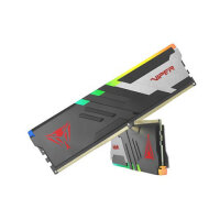 64 GB Patriot DIMM 5200 (2x 32 GB) Dual-Kit (schwarz, PVVR564G520C40K, Viper Venom RGB, INTEL XMP)