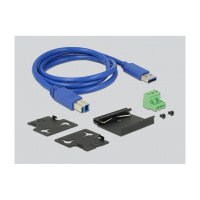 DELOCK Externer Industrie Hub 7 x USB 3.0 Typ-A mit 15 kV ESD Schutz
