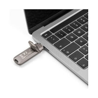 STICK DELOCK USB 20 Gbps USB-C Speicherstick 256GB Lesegeschwindigkeit 1980mB/s - Metallgehuse