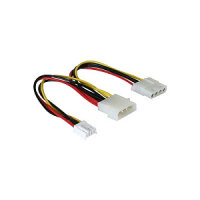 DELOCK Kabel Y-Kabel Stromvers. 1x 13.3cm 5.25Zoll 1x...