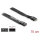 Delock HD Audio Flachbandkabel Mainboard Verlängerungskabel 9 Pin Pfostenstecker zu Pfostenbuchse 70 cm schwarz
