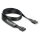 Delock HD Audio Flachbandkabel Mainboard Verlängerungskabel 9 Pin Pfostenstecker zu Pfostenbuchse 50 cm schwarz