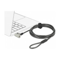Navilock Notebook Sicherungskabel mit 3 Verriegelungskpfen fr Kensington, Noble Wedge und Nano Slot