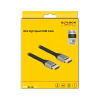 DELOCK Ultra High Speed HDMI Kabel 48 Gbps 8K 60Hz grau...