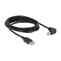 DELOCK Kabel USB 2.0 A Stecker > B Stecker gewinkelt 3m