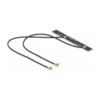 DELOCK WLAN 802.11 ac/a/h/b/g/n Doppelantenne 2 x MHF...