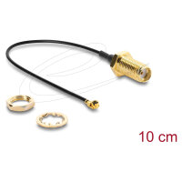 Delock Antennenkabel SMA Buchse zum Einbau zu I-PEX Inc.,...