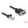 Delock CAN Bus Kabel RJ45 Stecker zu D-Sub 9 Pin Stecker mit Muttern Cat.5e STP 1 m