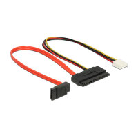 Delock Kabel SATA 6 Gb/s 7 Pin Buchse + Floppy 4 Pin...