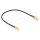 Delock Antennenkabel RP-SMA Buchse zum Einbau zu RP-SMA Buchse zum Einbau RG-174 32 cm
