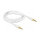Delock Klinkenkabel 3,5 mm 3 Pin Stecker > Stecker 2 m weiß