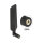 Delock LTE Antenne Dualband WLAN ac/a/b/g/n SMA Stecker 1 - 4 dBi omnidirektional drehbar mit Kippgelenk schwarz