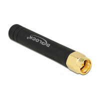 Delock LPWAN 868 MHz Antenne SMA Stecker 1,6 dBi...