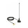 Delock 480 MHz Antenne SMA Stecker 90° 2,5 dBi starr omnidirektional mit magnetischem Standfuß und Anschlusskabel RG-174 1,5 m outdoor schwarz